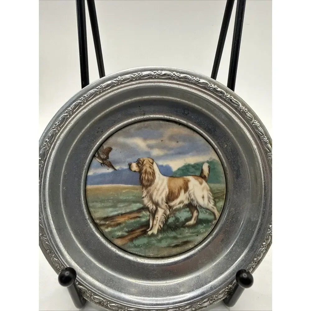 Vintage Park Cocker Spaniel Small Plate Wall Decor, Catch All Dish Coaster *